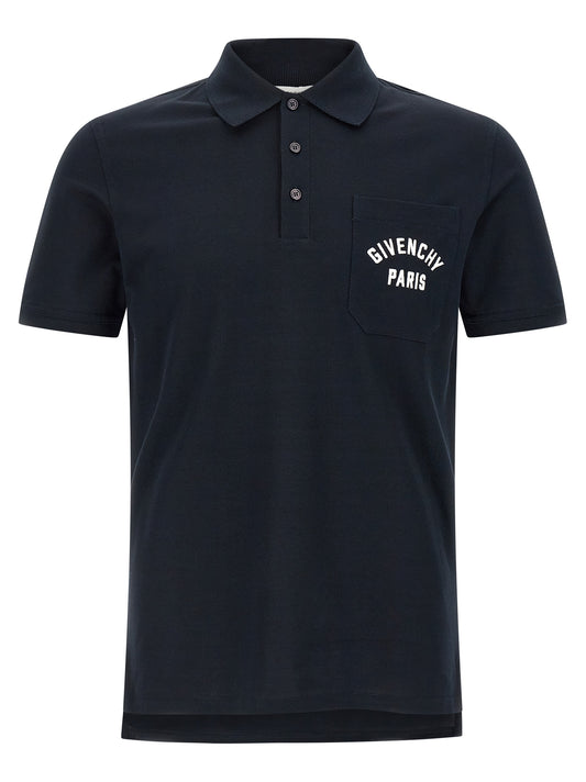 Givenchy Pocket Embroidery Polo Shirt