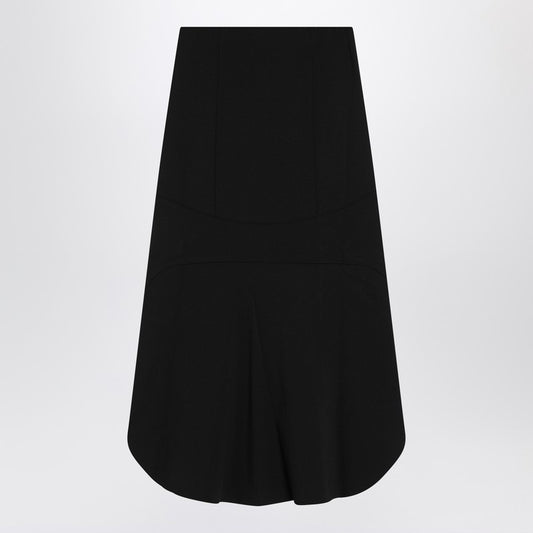 Givenchy Black Milan stitch skirt with buttons