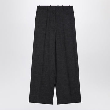 Givenchy Dark grey wool wide trousers