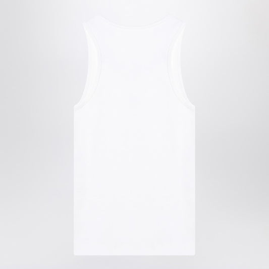Givenchy White cotton tank top with logo