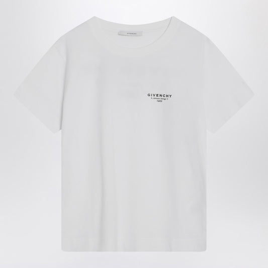 Givenchy White cotton T-shirt with logo