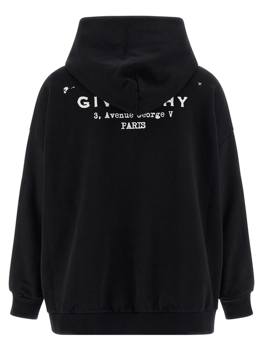 Givenchy Logo Print Hoodie