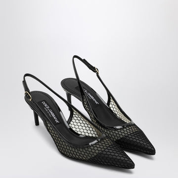 Dolce & Gabbana Dolce&Gabbana Black mesh slingback