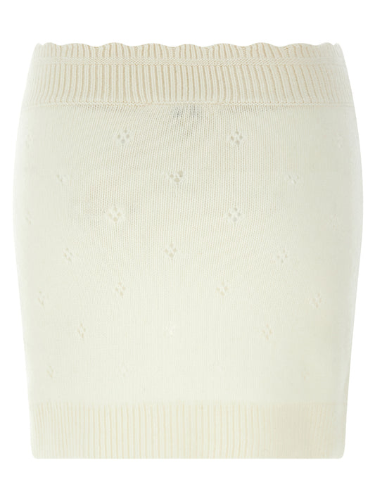 Chloé Jacquard Logo Skirt
