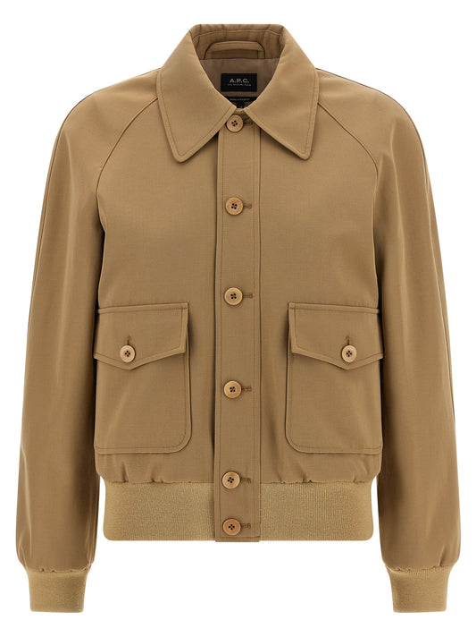 A.p.c. Cotton And Wool Jacket