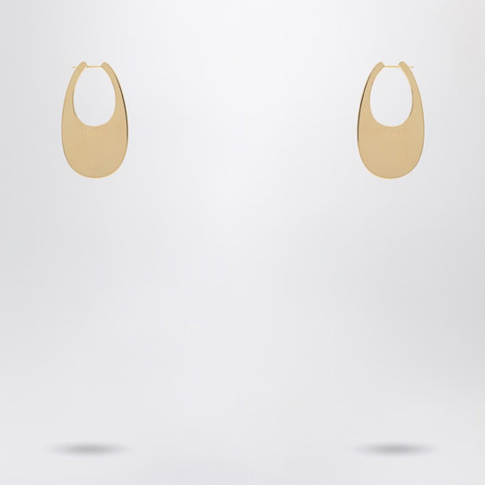 Coperni Large golden Swipe earrings