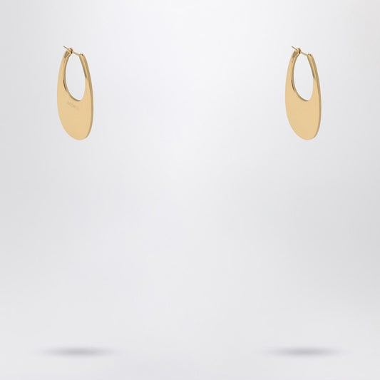 Coperni Large golden Swipe earrings