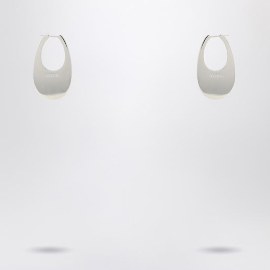Coperni Large silver Swipe earrings