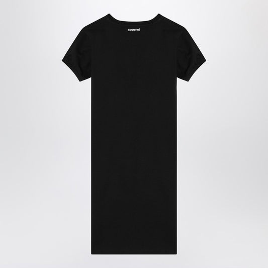 Coperni Black mini dress with heart