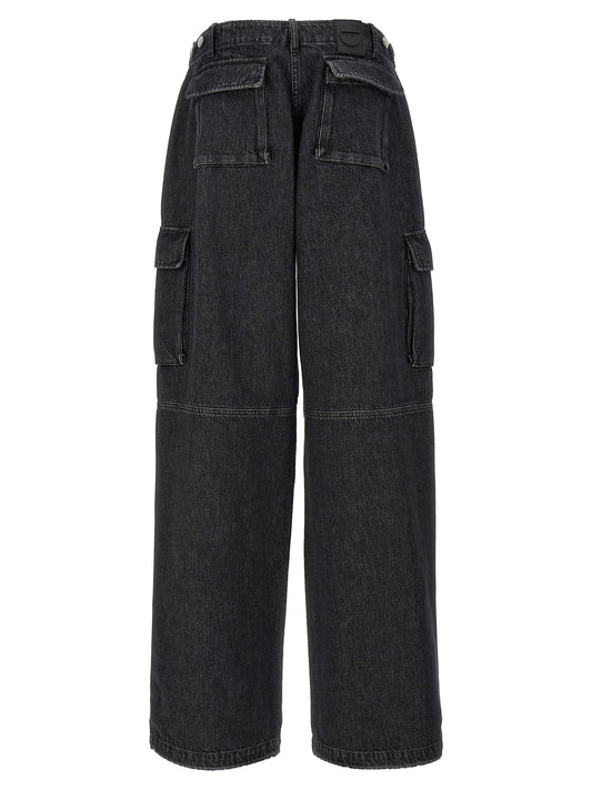 Coperni Denim Wide Leg Cargo Jeans