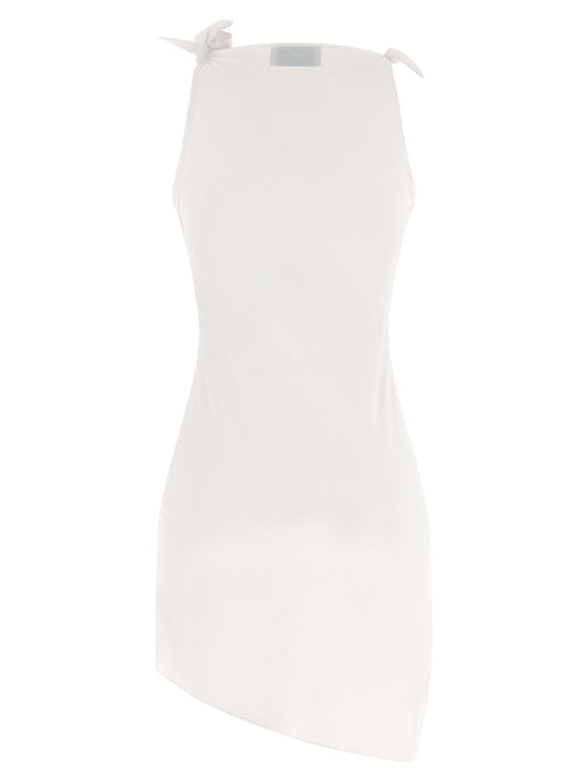 Coperni Asymmetric Flower Dress