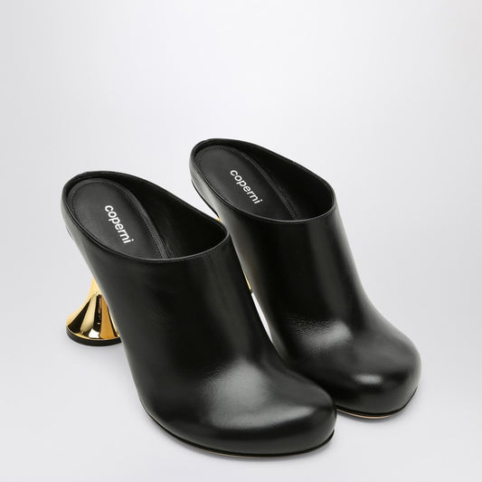 Coperni Orchestra Closed Mule Heel in black leather