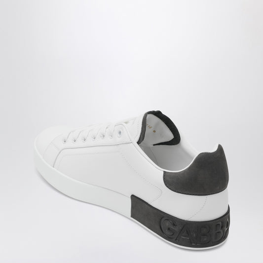 Dolce & Gabbana Dolce&Gabbana Portofino white/black leather sneaker