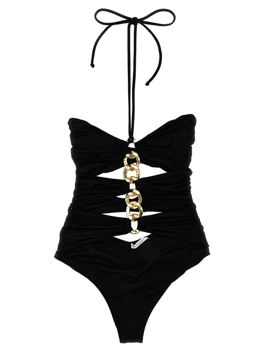Elisabetta Franchi Chain One-piece Swimsuit