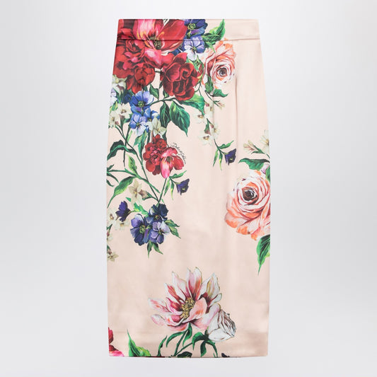 Dolce & Gabbana Dolce&Gabbana Longuette skirt with floral print