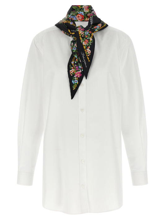 Dolce & Gabbana Shirt With Scarf