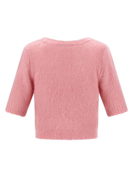 Alessandra Rich Carded Mohair Sweater