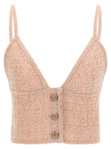 Alessandra Rich Sequin Top