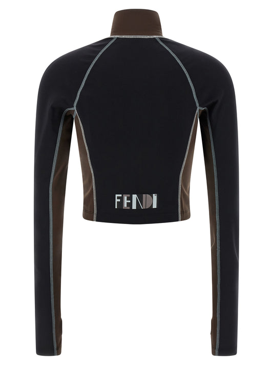 Fendi Color Block Top