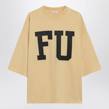 Fear of God Yellow oversized FU T-shirt