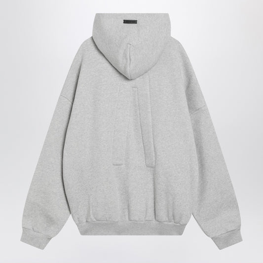Fear of God Grey mélange hooded sweatshirt with zip