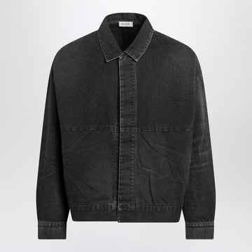 Fear of God Black faded canvas jacket