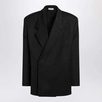 Fear of God Black double-breasted jacket in virgin wool