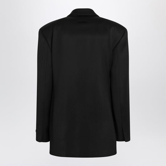 Fear of God Black double-breasted jacket in virgin wool