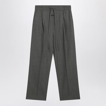 Fear of God Grey wool pants with drawstring