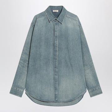 Fear of God Light blue shirt with faded denim effect