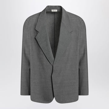 Fear of God Gray single-breasted jacket in cotton and wool