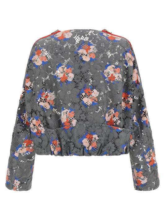 Fendi Bouquet Lace Blazer