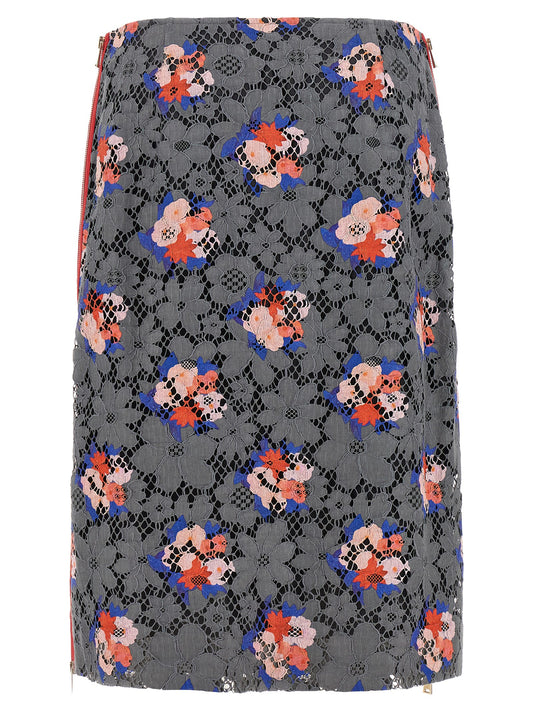Fendi Bouquet Lace Skirt