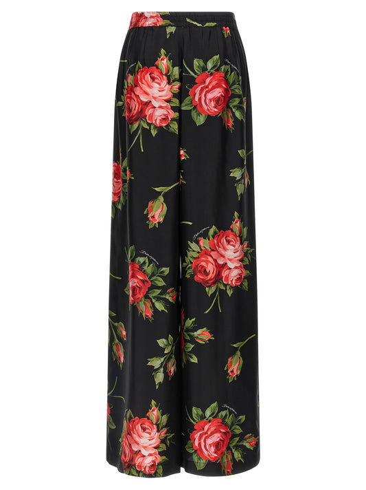 Dolce & Gabbana Bouquet Rose Pants