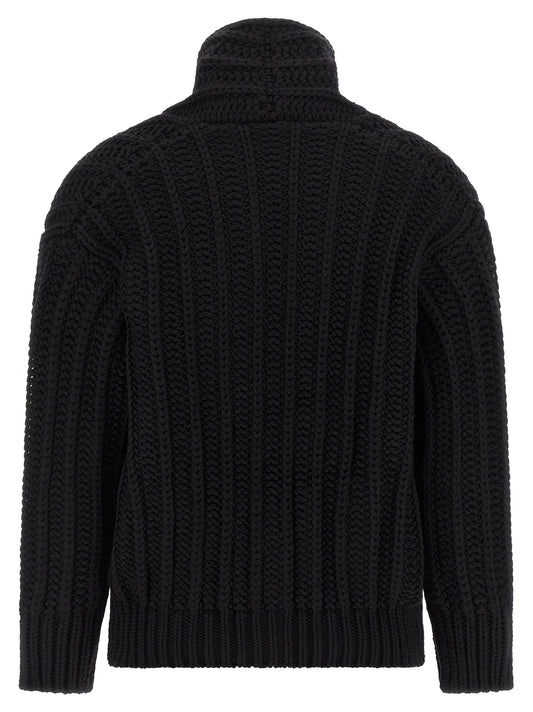 Dolce & Gabbana Coarse Wool Cardigan