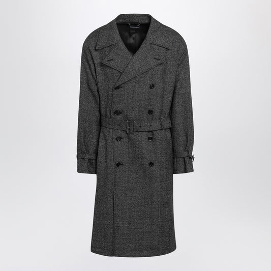 Dolce & Gabbana Dolce&Gabbana Grey wool double-breasted coat