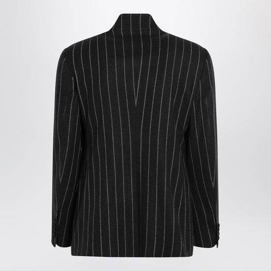 Dolce & Gabbana Dolce&Gabbana Striped wool-blend single-breasted jacket
