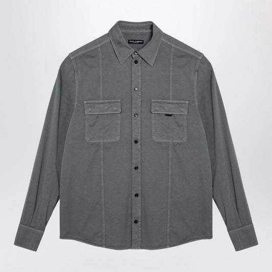 Dolce & Gabbana Dolce&Gabbana Grey cotton over shirt