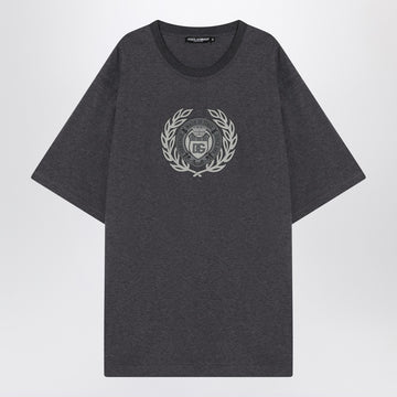 Dolce & Gabbana Dolce&Gabbana Gray cotton T-shirt with print