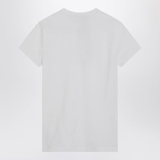 Dolce & Gabbana Dolce&Gabbana White t-shirt with logo embroidery