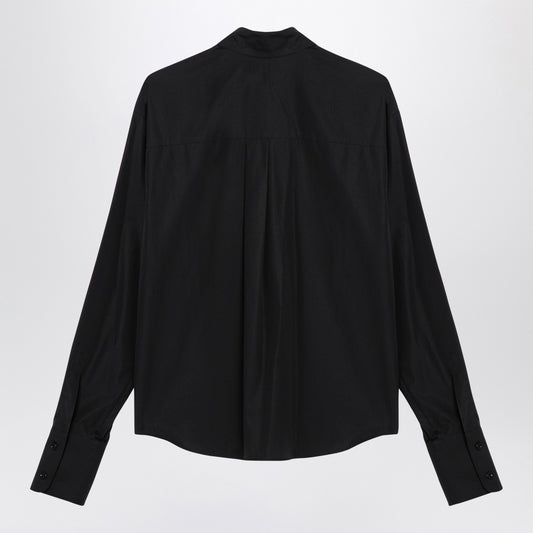Sportmax Black popeline Gesso shirt