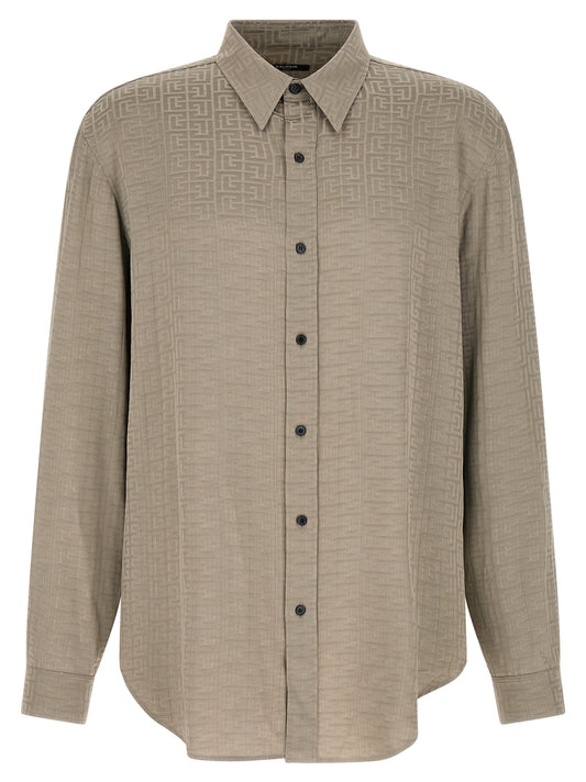 Balmain Jacquard Monogram Shirt