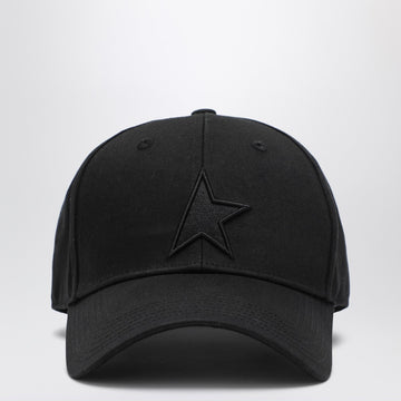 Golden Goose Black baseball cap with star