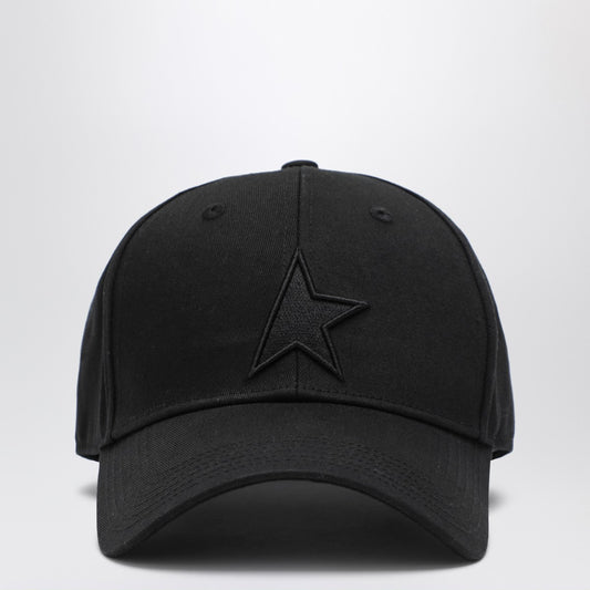 Golden Goose Black baseball cap with star