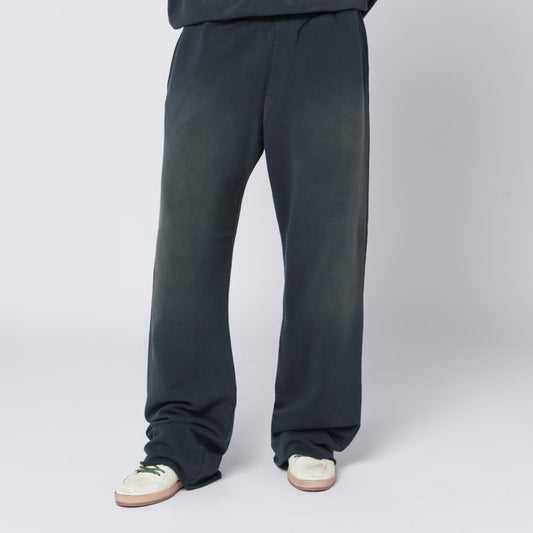 Golden Goose Distressed-effect black jogger pants