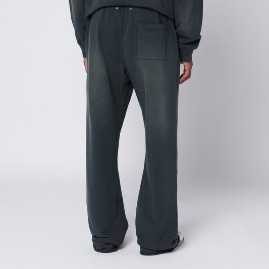 Golden Goose Distressed-effect black jogger pants