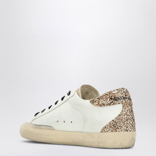 Golden Goose White/silver/gold Super-Star sneaker