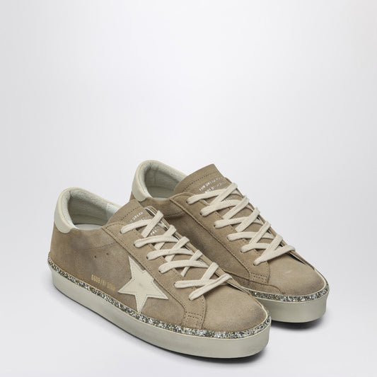 Golden Goose Hi Star Sneakers desert/cream colour in suede