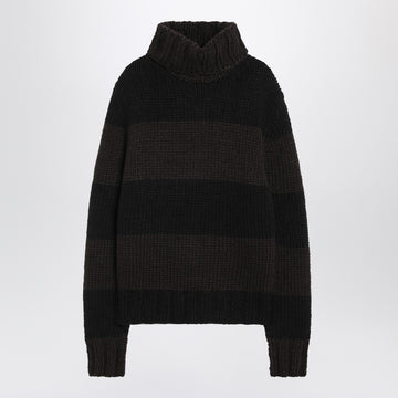 Dolce & Gabbana Dolce&Gabbana Striped wool-blend turtleneck sweater