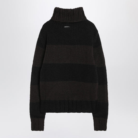Dolce & Gabbana Dolce&Gabbana Striped wool-blend turtleneck sweater